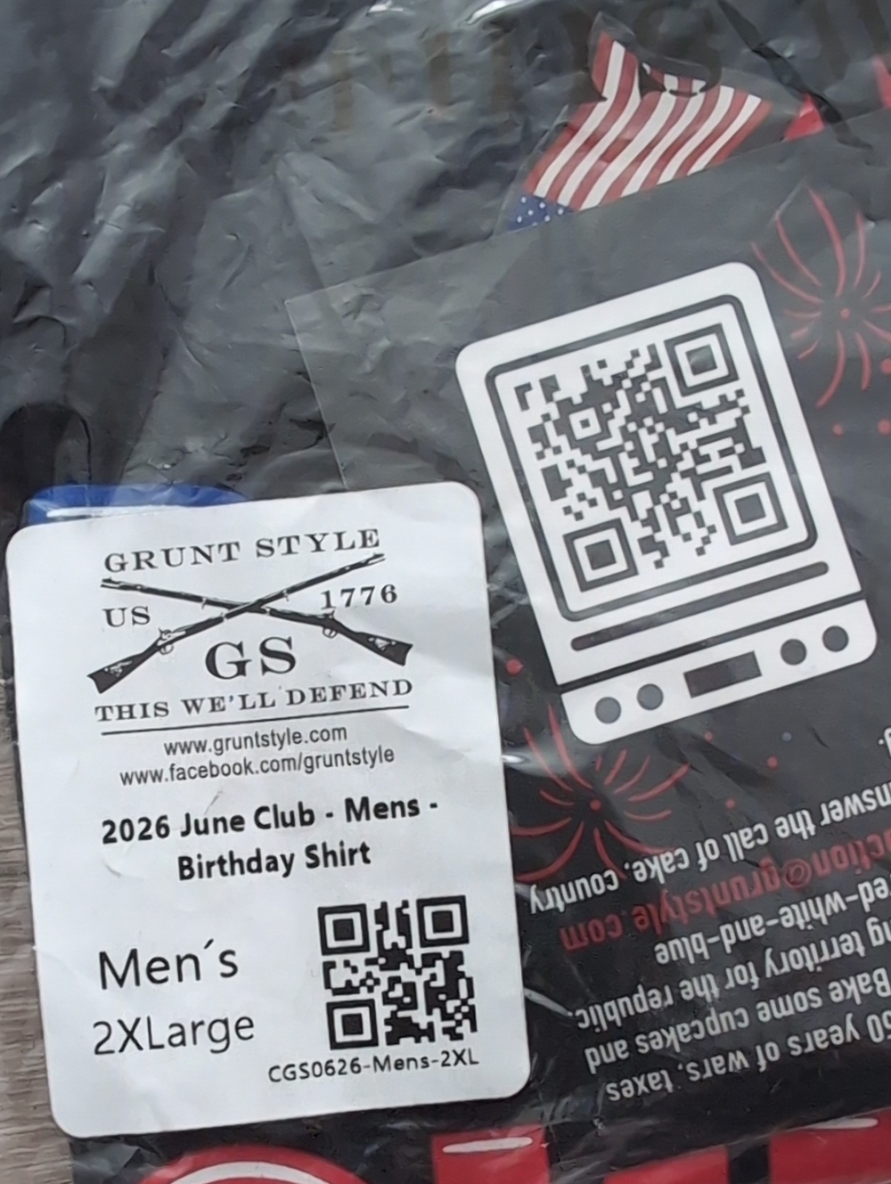 Grunt Style 2026 June Club- This Is My Birthday Shirt- 2XL - Picture 3 of 7